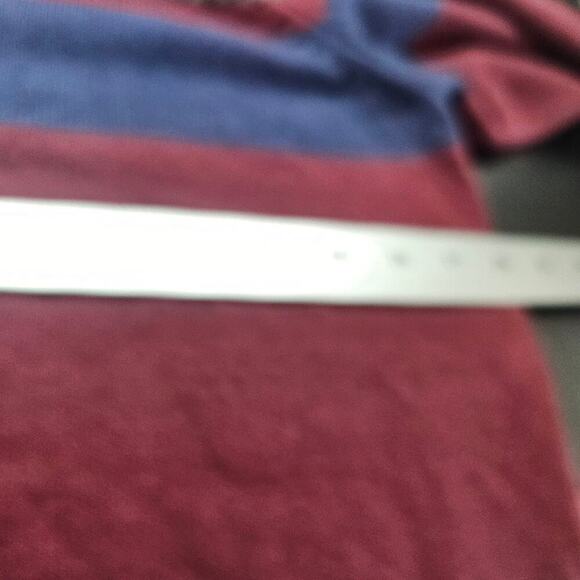Izod Sweater Mens Size XXL Knit Burgundy Pullover Cotton Soft Natural Stretch - Picture 7 of 9